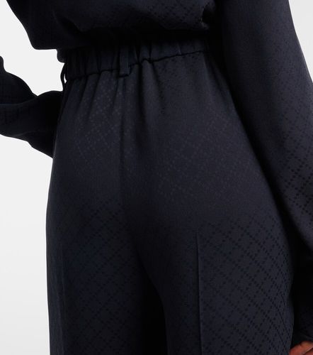 Pantalon ample à taille mi-haute GG - Gucci - Modalova