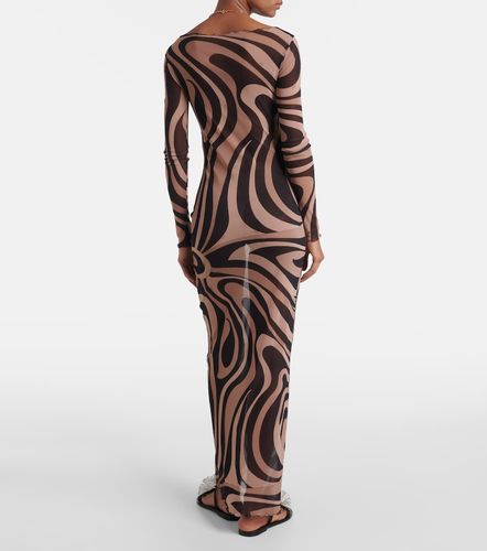 Pucci Robe longue Marmo imprimée - Pucci - Modalova