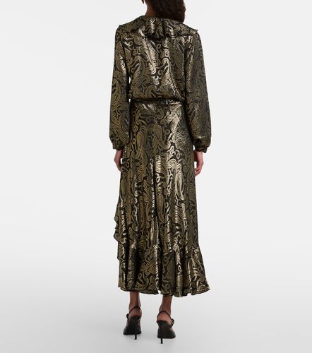 Etro Jupe midi en soie mélangée - Etro - Modalova