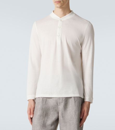 Top Henley en lin et coton - Brunello Cucinelli - Modalova