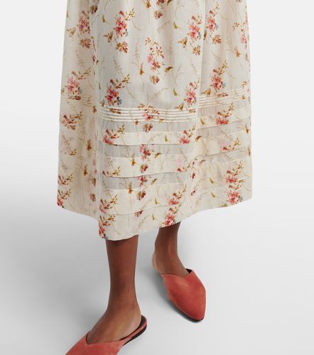 Dôen Jupe midi Marie en coton à fleurs - Doen - Modalova