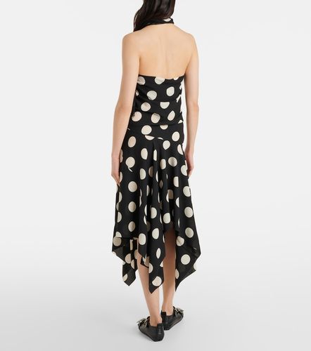 Robe midi à pois et dentelle - Junya Watanabe - Modalova