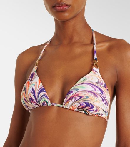 Haut de bikini triangle Leoni à imprimé - Alexandra Miro - Modalova