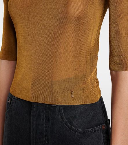 Top Cassandre en maille - Saint Laurent - Modalova