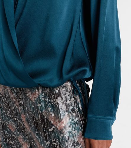 Top cache-cœur en satin - Dries Van Noten - Modalova