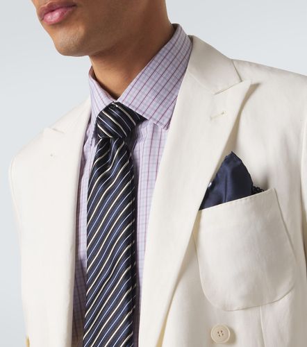 Cravate rayée en soie jacquard - Charvet - Modalova