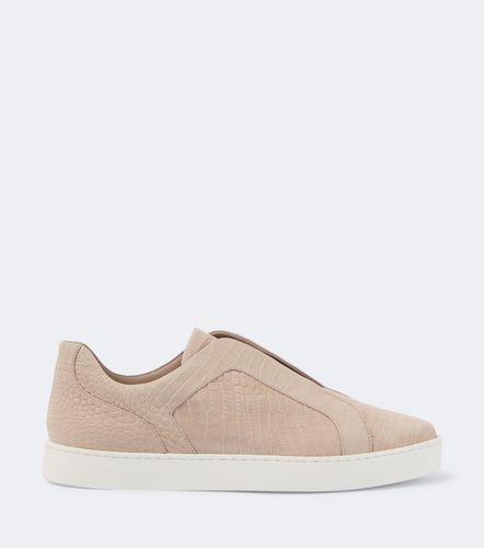 Baskets slip-on Agilio en cuir façon croco - Manolo Blahnik - Modalova