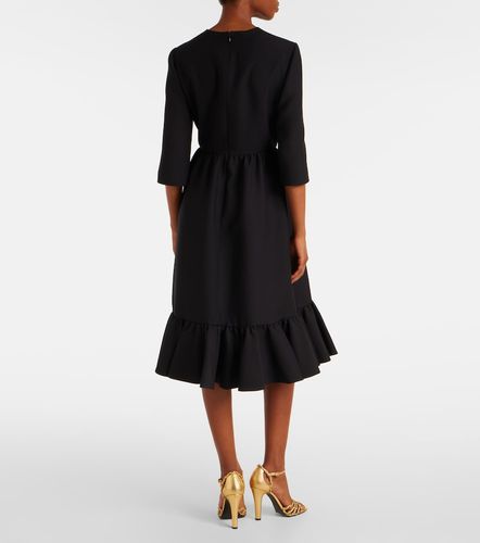 Robe midi en Crêpe Couture - Valentino - Modalova