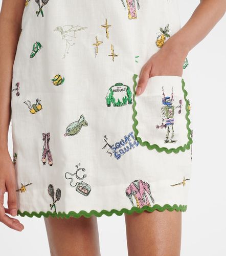 Alémais Robe Play brodée en lin - Alemais - Modalova