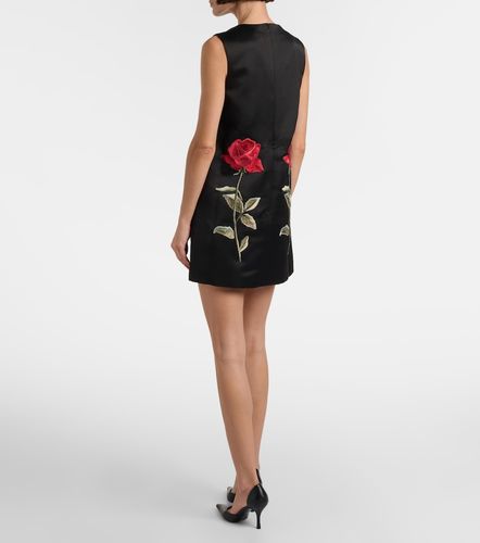 Robe Yvonne brodée à fleurs - Leo Lin - Modalova