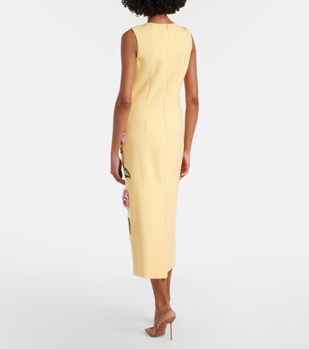 Robe midi en laine mélangée - Oscar de la Renta - Modalova