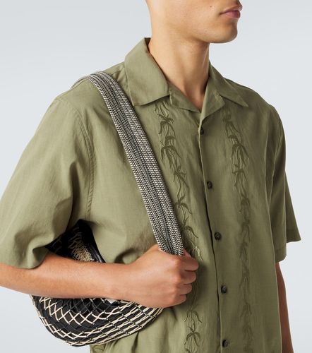 Chemise de bowling à broderie - Commas - Modalova