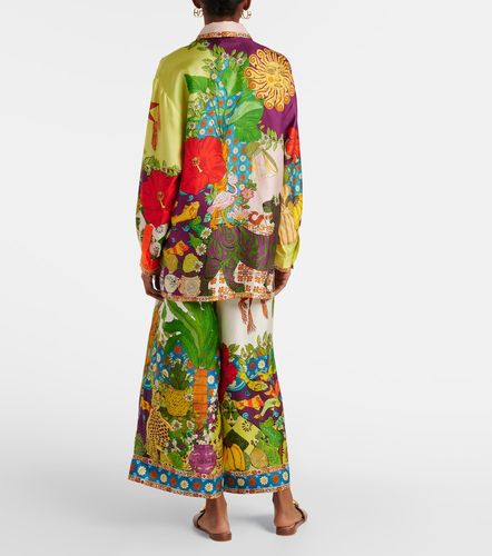 Alémais Chemise Tiger imprimée en soie - Alemais - Modalova