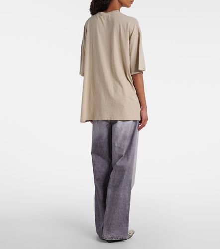 T-shirt rayé en coton à logo - Acne Studios - Modalova