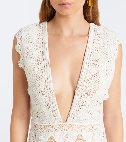 Robe midi à broderies - Johanna Ortiz - Modalova
