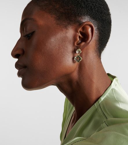 Boucles d'oreilles en or 14 ct et améthystes - Mateo - Modalova