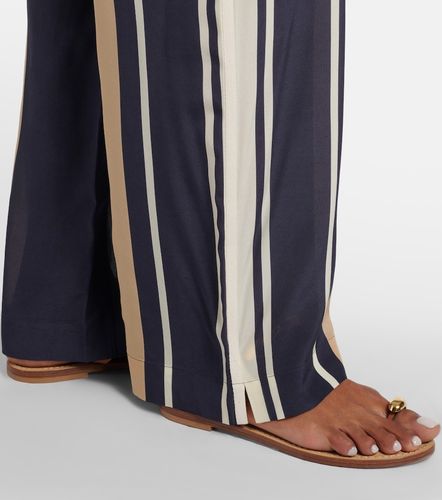 Pantalon ample Pietra imprimé en soie - SIR - Modalova