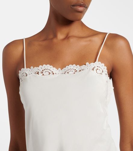 Robe Darya en coton et soie à broderie - Posse - Modalova