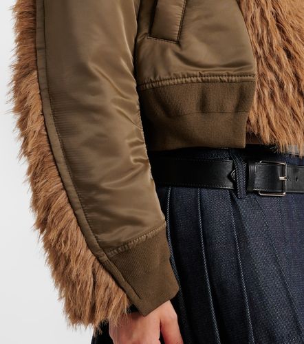 Veste en fourrure synthétique - Sacai - Modalova