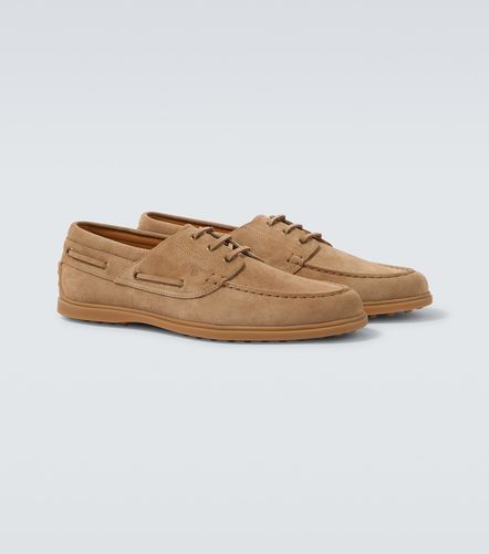 Chaussures bateau Gommino en daim - Tod's - Modalova