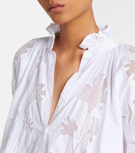 Robe en coton à broderies - Juliet Dunn - Modalova