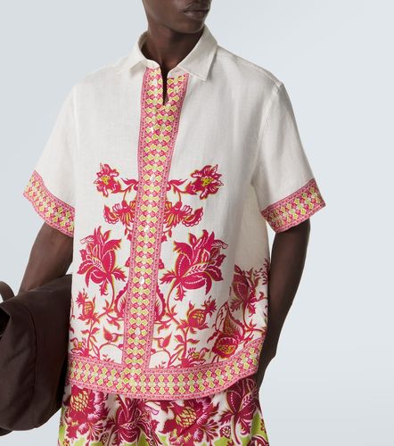 Etro Chemise en lin à fleurs - Etro - Modalova