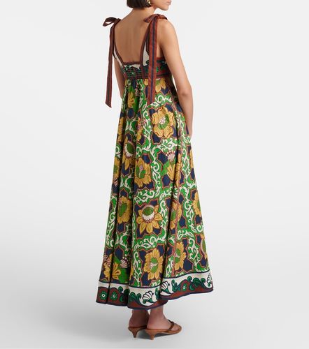 Alémais Robe midi Liana Ballet imprimée en lin - Alemais - Modalova