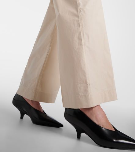 Pantalon ample à taille haute en coton - Toteme - Modalova