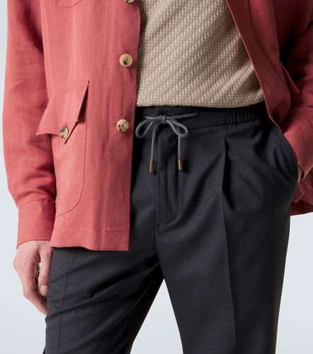 Pantalon fuselé en laine vierge - Slowear - Modalova
