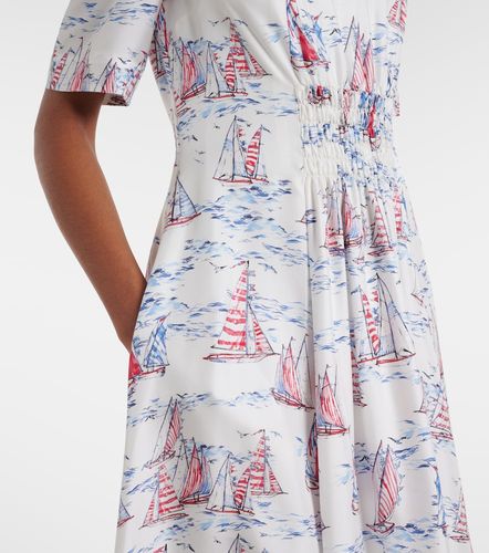 Robe midi Khloe en laine imprimée - Emilia Wickstead - Modalova