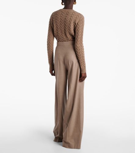 Pantalon ample en cachemire mélangé - Max Mara - Modalova