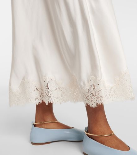 Jupe Matilde en satin à dentelle - Rixo - Modalova