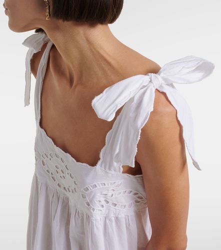 Robe en coton à broderies anglaises - Juliet Dunn - Modalova