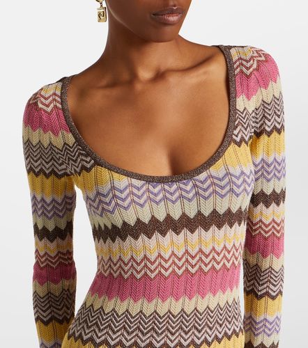 Robe Pedro en lamé à chevrons - Faithfull - Modalova