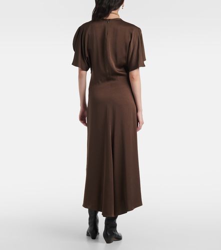 Robe midi Keany en satin - Isabel Marant - Modalova