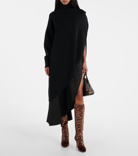 Bottes 85 en velours à imprimé léopard - Gianvito Rossi - Modalova