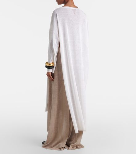 Alaïa Pantalon ample en lin et soie - Alaia - Modalova