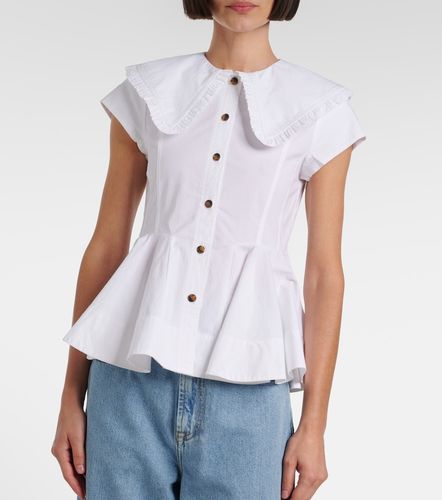 Ganni Chemise en coton mélangé - Ganni - Modalova