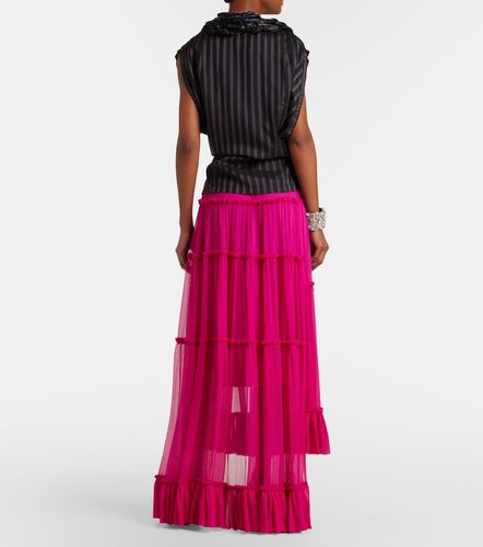 Jupe asymétrique en soie - Dries Van Noten - Modalova