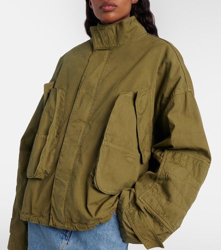 The Attico Veste en coton et cuir - The Attico - Modalova