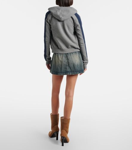 Mini-jupe en denim délavé - Balenciaga - Modalova