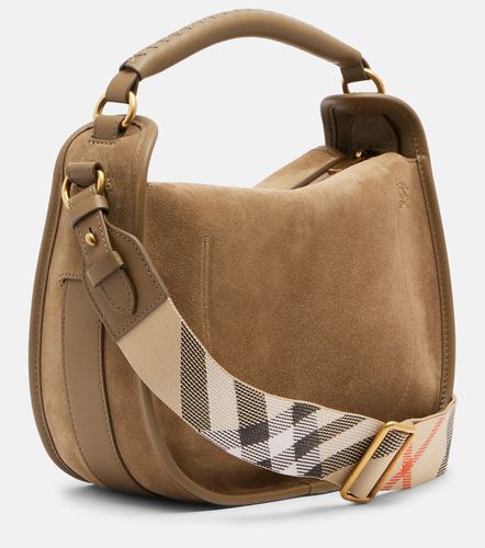 Sac à main Clip Messenger en daim - Burberry - Modalova