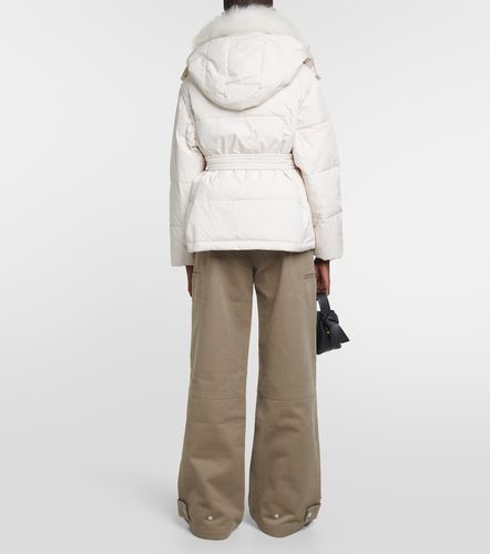 Veste doudoune à shearling - Yves Salomon - Modalova