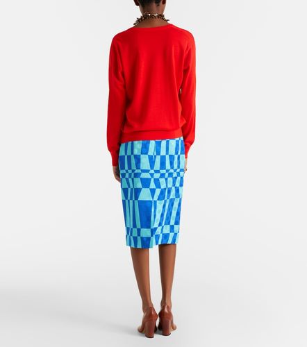 Jupe crayon imprimée - Dries Van Noten - Modalova