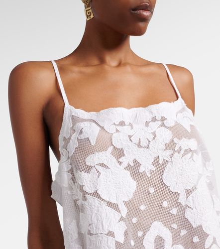 Robe en coton à broderie - Juliet Dunn - Modalova