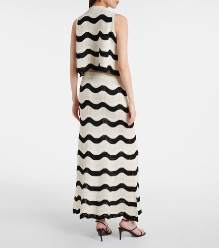 Jupe midi en crochet de coton - La DoubleJ - Modalova