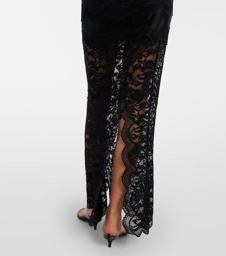 Rabanne Robe longue à dentelle - Rabanne - Modalova