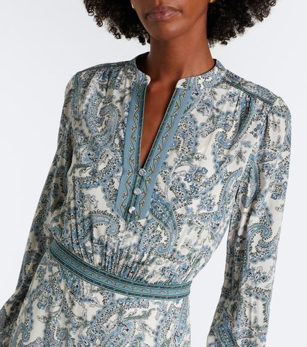 Robe longue Sama en soie mélangée - Veronica Beard - Modalova