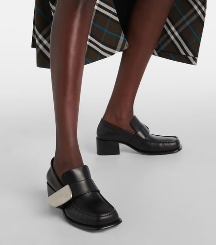 Escarpins mocassins en cuir - Burberry - Modalova