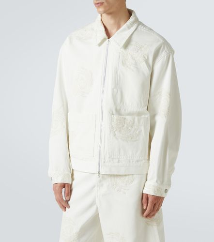 Veste brodée en jean - Dries Van Noten - Modalova